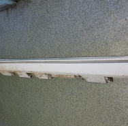 Накладка порога в сборе с молдингом