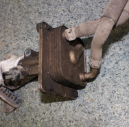 Маслоохладитель (теплообменник) двс QR25DE Б/У оригинал. T31