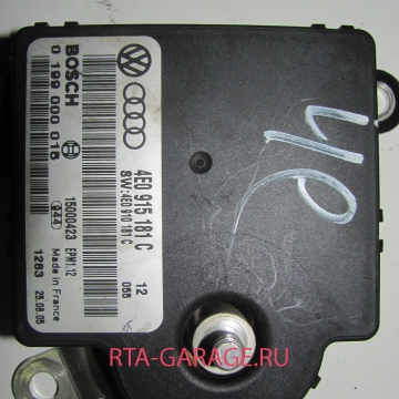 AUDI Блок управления аккумулятором AUDI A8 4E б\у 4E0915181C купить, автозапчасти РТА-ГАРАЖ.РУ