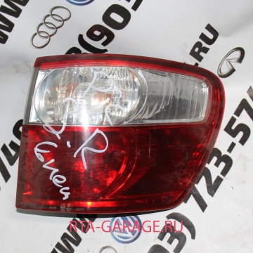 TOYOTA Фонарь задний правый наружний AVENSIS VERSO 22 2001-2009 81581-44140 купить, автозапчасти РТА-ГАРАЖ.РУ