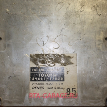 TOYOTA Блок управления двигателем COROllA 120 2001-2006 б\у 89661-12A20 купить, автозапчасти РТА-ГАРАЖ.РУ