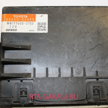 TOYOTA Блок управления кондиционером аурис150 2006-2012 б\у 88650-02430 купить, автозапчасти РТА-ГАРАЖ.РУ